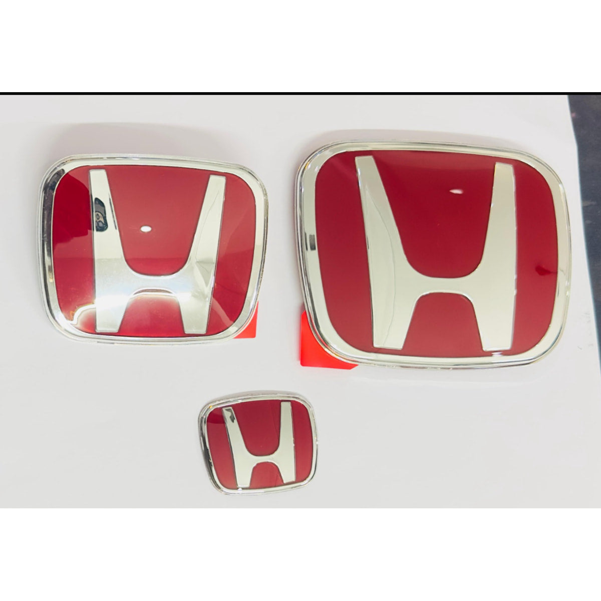 Complete JDM Type R-Style Emblem Upgrade Kit for Honda (3-Piece Set)