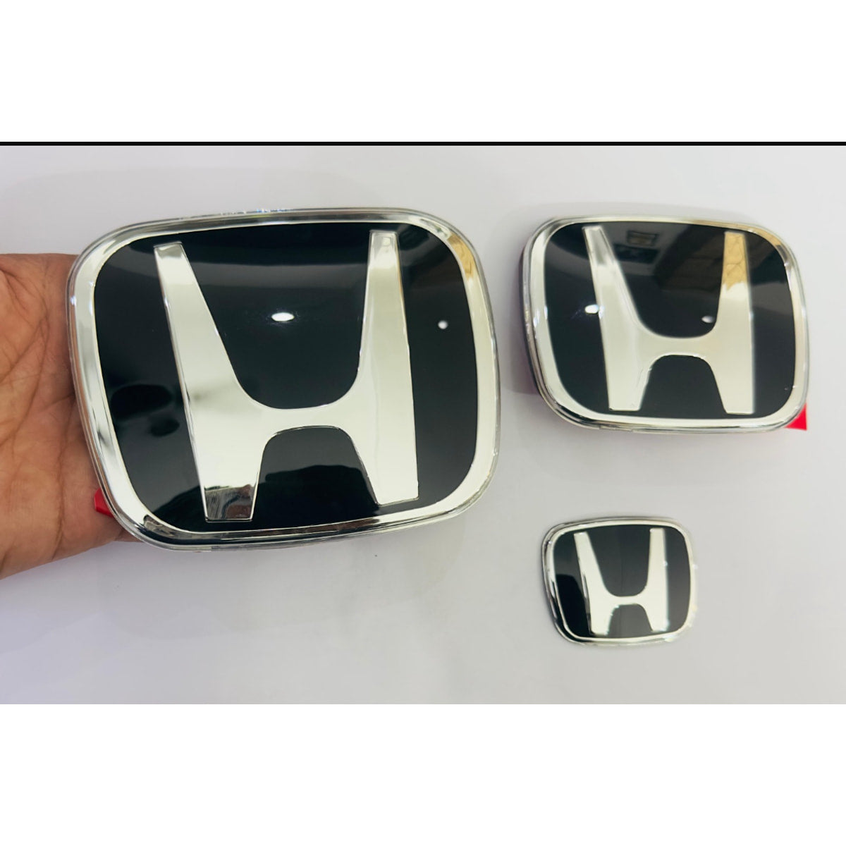 Complete JDM Type R-Style Emblem Upgrade Kit for Honda (3-Piece Set)