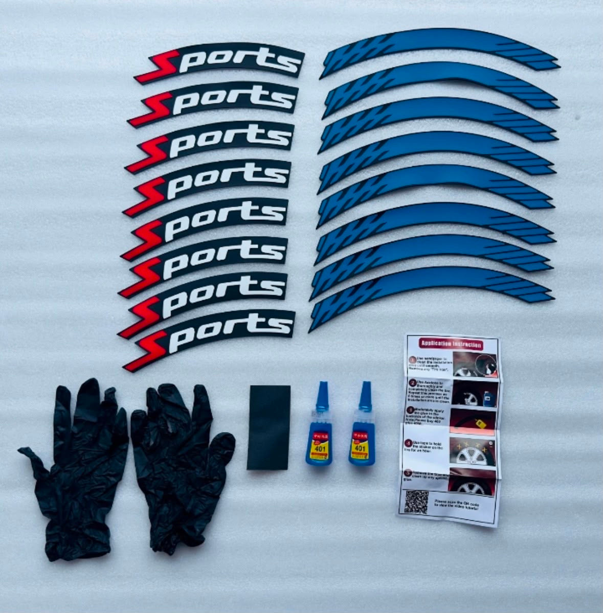 Premium 3D Rubber Tire Sticker Kit – Universal, Waterproof Custom Decals (Set of 4)