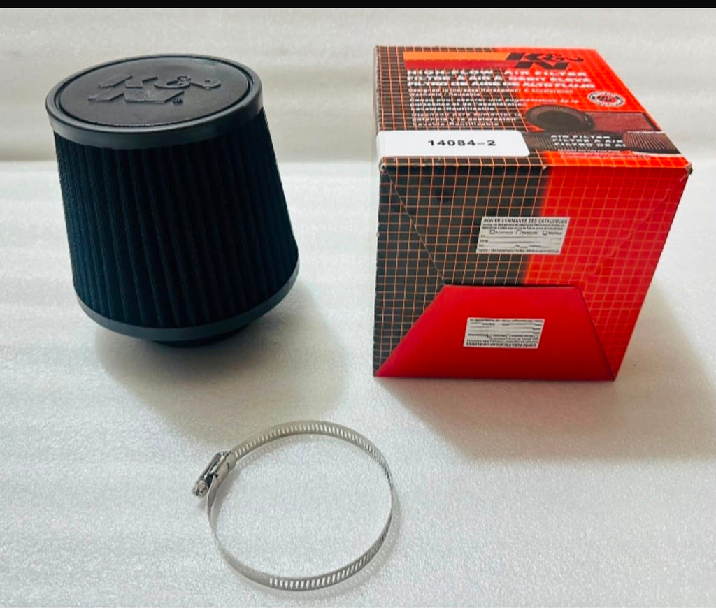 K&N 3-Inch Conical High-Flow Performance Air Filter | Universal Cold Air Intake