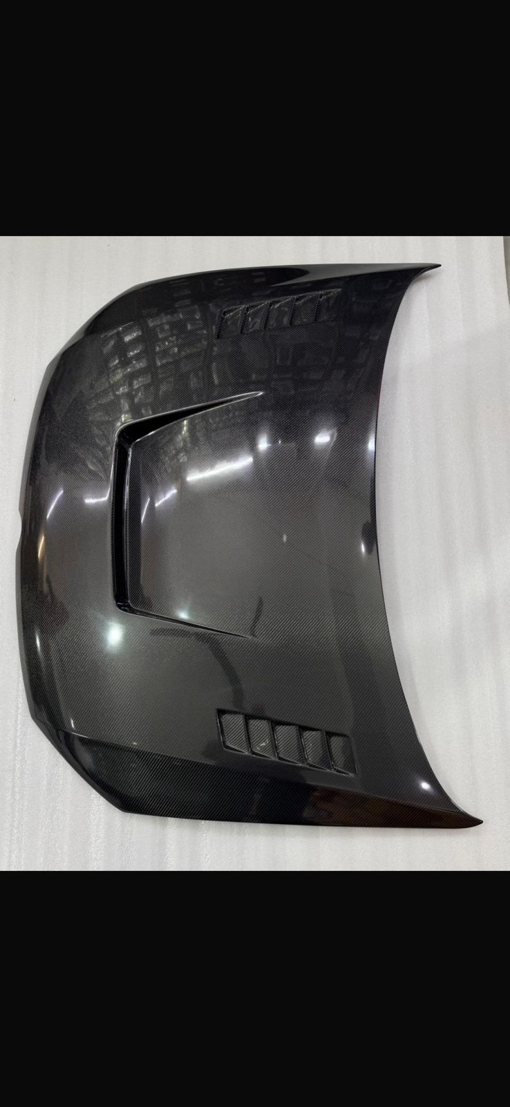 Alpha-Style Real Carbon Fiber Hood for VW Polo | Premium Aggressive Styling