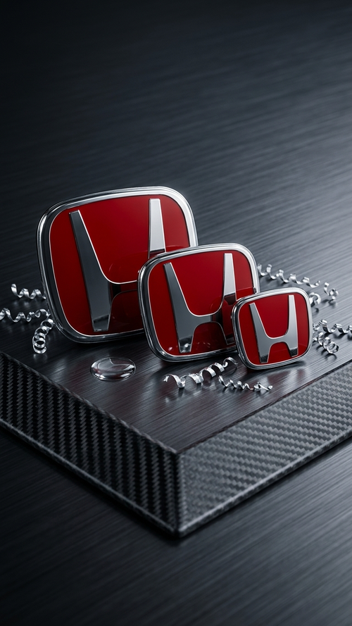 Complete JDM Type R-Style Emblem Upgrade Kit for Honda (3-Piece Set)