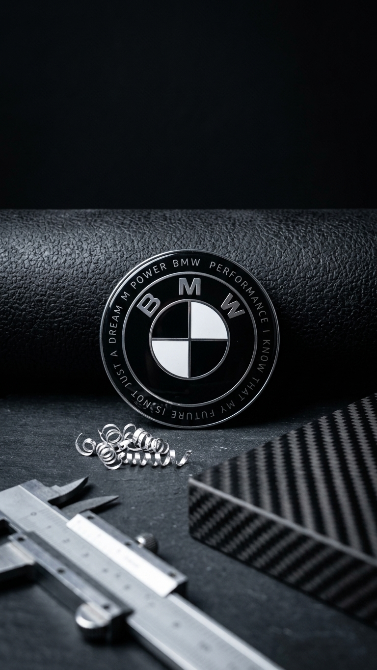 Premium 7-Piece Full Replacement Emblem Kit for BMW | Hood, Trunk, Steering Wheel & Wheels