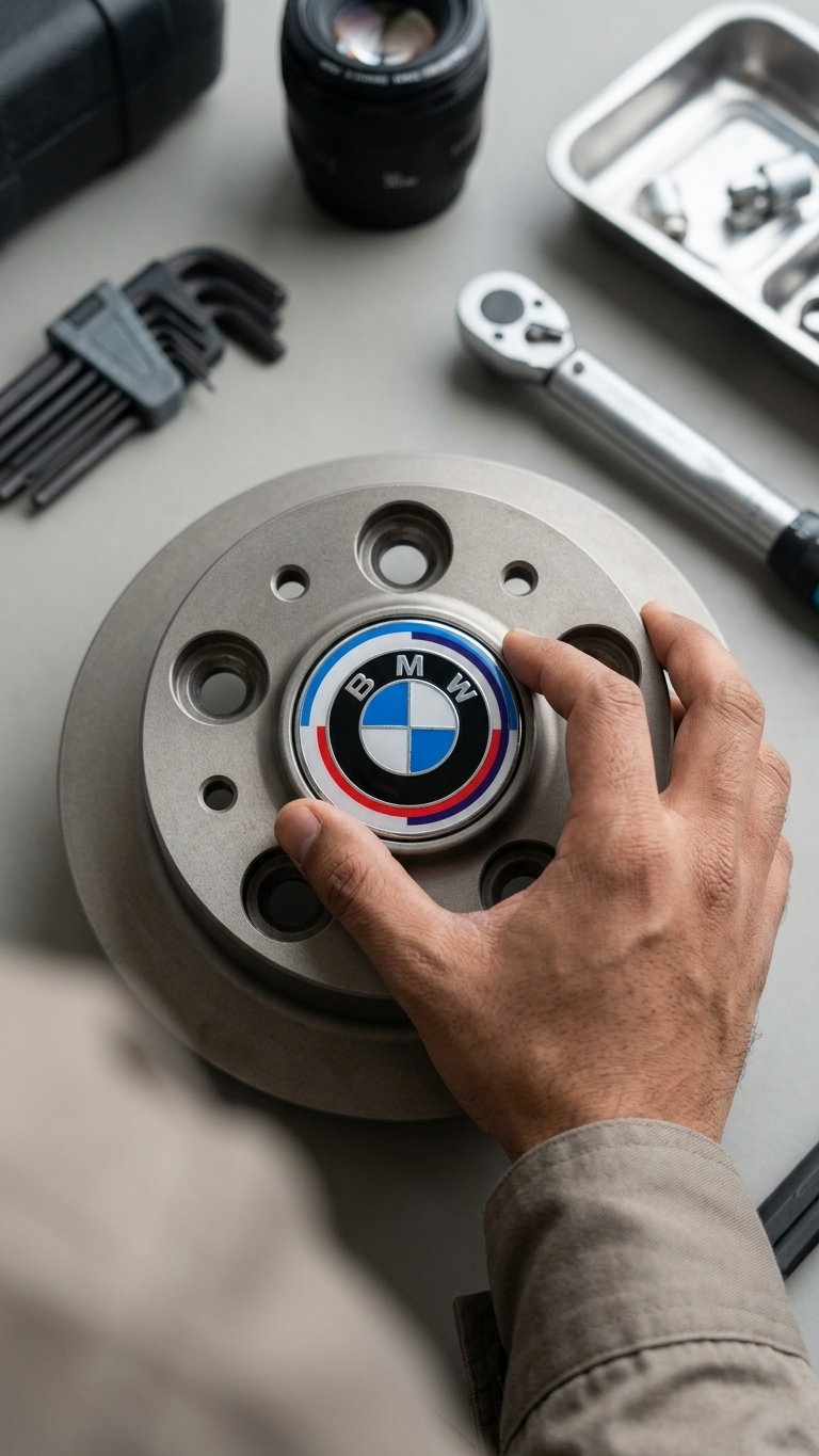 Premium 7-Piece Full Replacement Emblem Kit for BMW | Hood, Trunk, Steering Wheel & Wheels