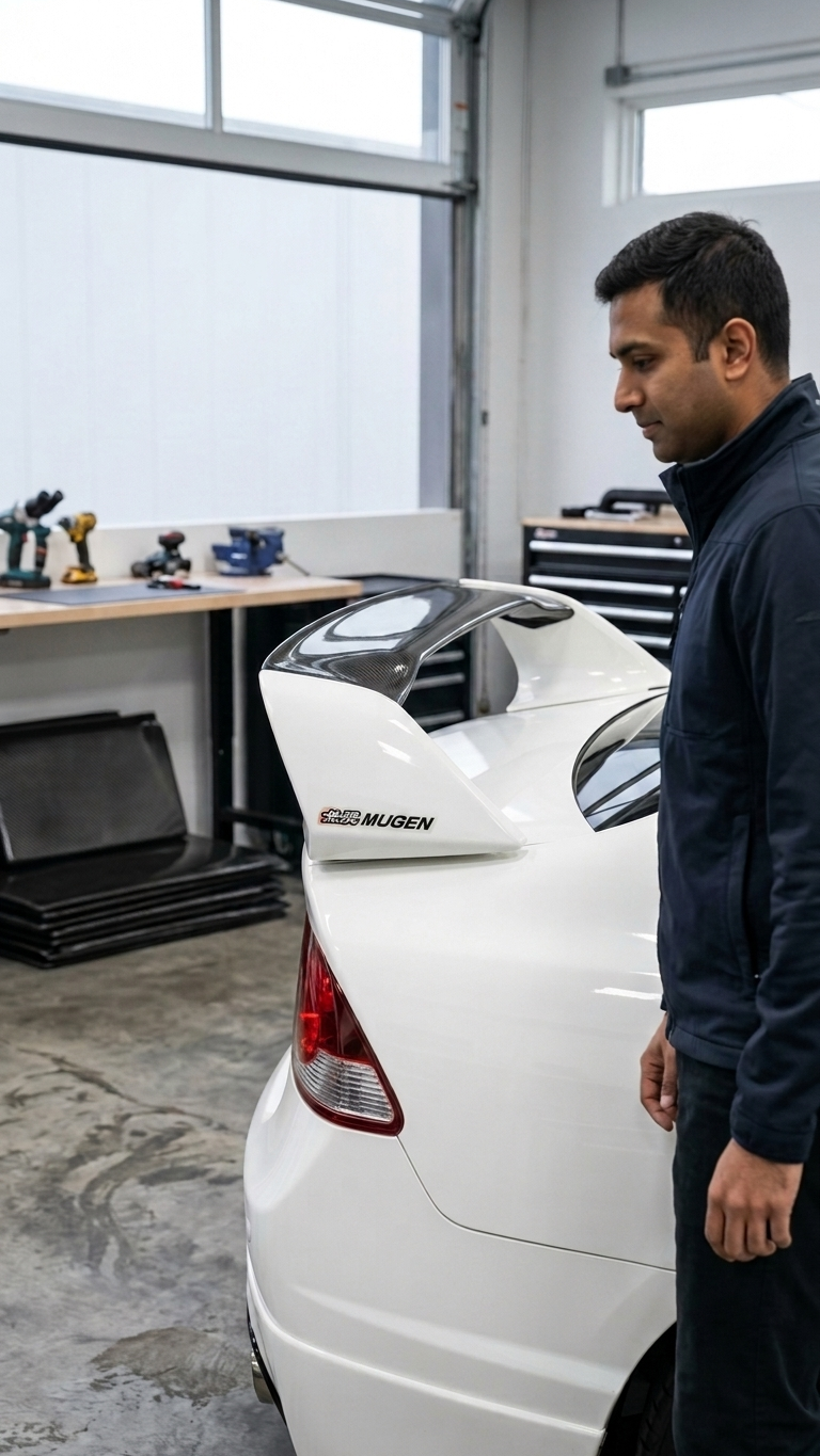 HONDA CIVIC MUGEN STYLE REAR SPOILER