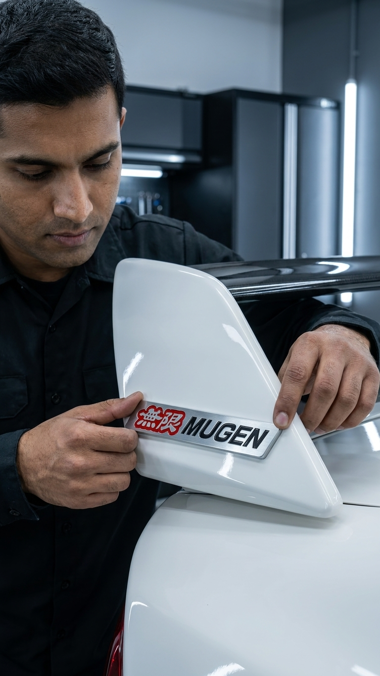 HONDA CIVIC MUGEN STYLE REAR SPOILER